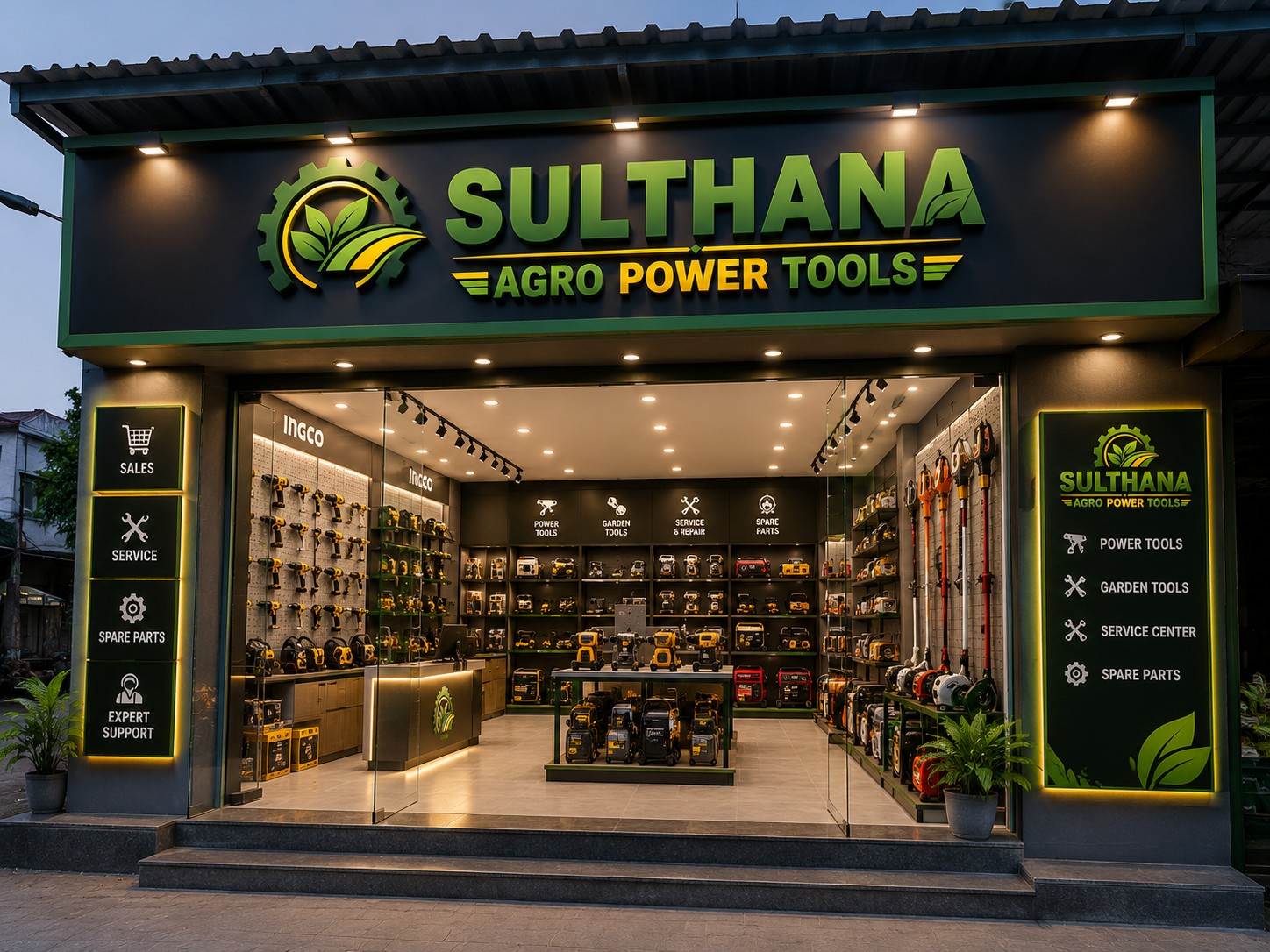 Sulthana Agro Power Tools branch office storefront